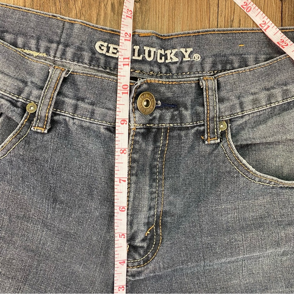Get Lucky Men’s Straight Leg Relaxed Fit Faded Dark Wash Denim W36 L34(31) - Picture 15 of 16